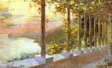 Henryk Hector Siemiradzki Famous Paintings - Italian Landscape